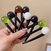 Wholesale Acrylic Ushaped Retro Hairpin For Bun Styling