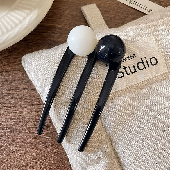 Wholesale Acrylic Ushaped Retro Hairpin For Bun Styling