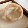 Wholesale Acrylic Wide Elastic Bangle Electroplated Retro Light Luxury Highend Temperament Jewelry