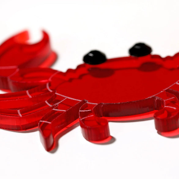 Wholesale Acrylic Women's Animal Crab Earrings Simple Style