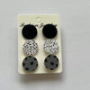 Wholesale Acrylic Women's Irregular Geometric Dripping Oil Long Earrings Retro Baroque Style