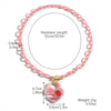 Wholesale Acrylic Women's Small Fresh Necklace With Heart Bow Insects Pattern And Electroplating Treatment
