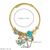 Wholesale Adjustable Couple Bracelet Alloy Bow Geometric Style Set With Diamonds