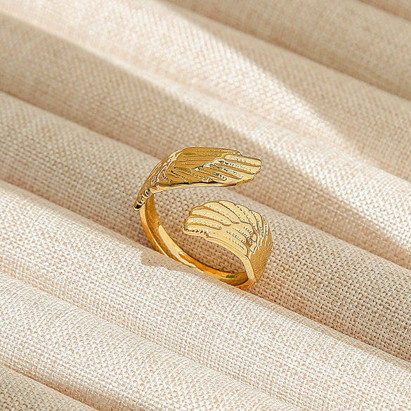 Wholesale Adjustable Opening Titanium Steel Ring Retro Hiphop Style With Geometric Design And Electroplating Treatment For Men And Women Couple