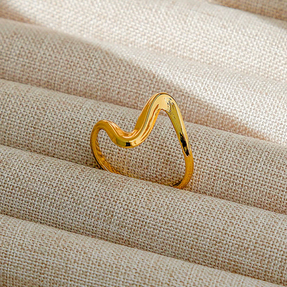 Wholesale Adjustable Opening Titanium Steel Ring Retro Hiphop Style With Geometric Design And Electroplating Treatment For Men And Women Couple