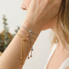 Wholesale Adjustable Women's Geometric Stainless Steel Electroplated Bracelet Simple And Luxurious Fashion Jewelry