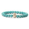 Wholesale Agate Handmade Animal Zodiac Beaded Stretch Bracelet