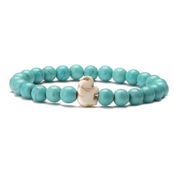 Wholesale Agate Handmade Animal Zodiac Beaded Stretch Bracelet