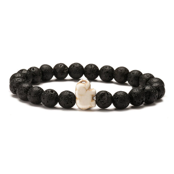 Wholesale Agate Handmade Animal Zodiac Beaded Stretch Bracelet