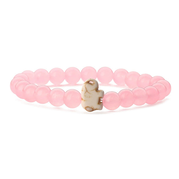 Wholesale Agate Handmade Animal Zodiac Beaded Stretch Bracelet