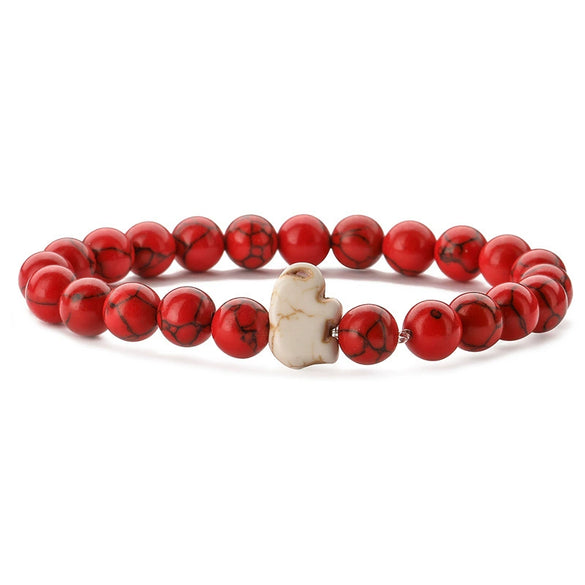 Wholesale Agate Handmade Animal Zodiac Beaded Stretch Bracelet