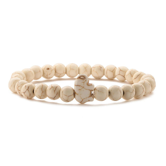 Wholesale Agate Handmade Animal Zodiac Beaded Stretch Bracelet