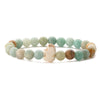 Wholesale Agate Handmade Animal Zodiac Beaded Stretch Bracelet