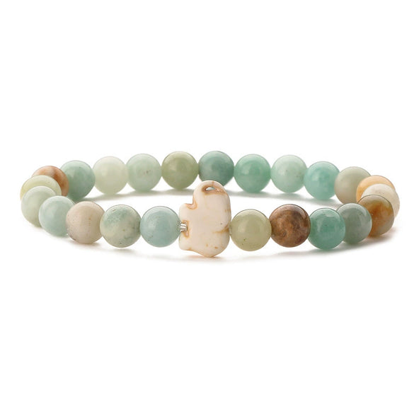 Wholesale Agate Handmade Animal Zodiac Beaded Stretch Bracelet