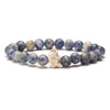 Wholesale Agate Handmade Animal Zodiac Beaded Stretch Bracelet
