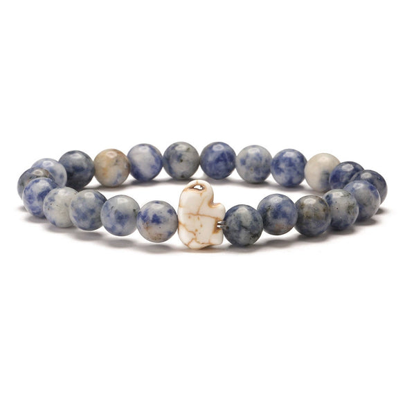 Wholesale Agate Handmade Animal Zodiac Beaded Stretch Bracelet