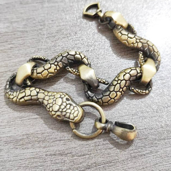 Wholesale Aggressive Personality Imitation Watch Men's Leather Bracelet With 12 Zodiac Dragon Styling