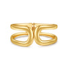 Wholesale Allmatch Open Alloy Bracelet Geometric Style Electroplated Unisex