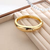 Wholesale Allmatch Open Alloy Bracelet Geometric Style Electroplated Unisex