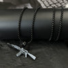 Wholesale Alloy Ak47 Gun Pendant Necklace Electroplated Unisex Fashion Jewelry