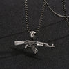Wholesale Alloy Ak47 Gun Pendant Necklace Electroplated Unisex Fashion Jewelry