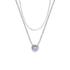 Wholesale Alloy And Copper Heart Shape Electroplated Love Necklace For Women