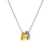 Wholesale Alloy And Copper Irregular Double Ring Collarbone Chain Necklace With Geometric Style For Women