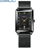 Wholesale Alloy And Stainless Steel Casual Business Fashion Men's Rectangular Dial Watch