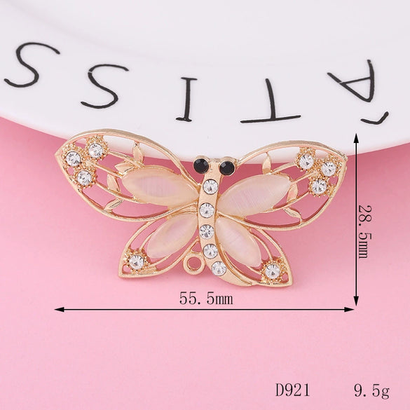 Wholesale Alloy Animal And Flower Mobile Phone Shell And Clothing Jewelry Accessories With Electroplating