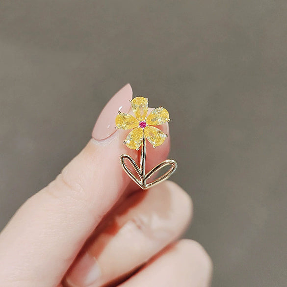 Wholesale Alloy Animal Antilight Electroplated Brooch For Women Fashion Jewelry