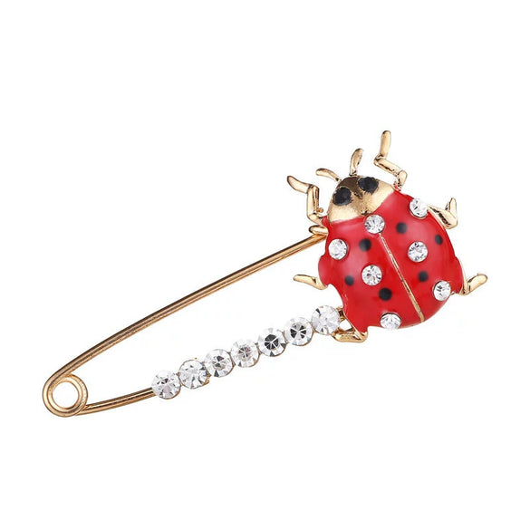 Wholesale Alloy Animal Brooch With Electroplating Fashionable Clothing Accessory