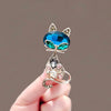 Wholesale Alloy Animal Cat Electroplated Women's Brooch