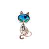 Wholesale Alloy Animal Cat Electroplated Women's Brooch