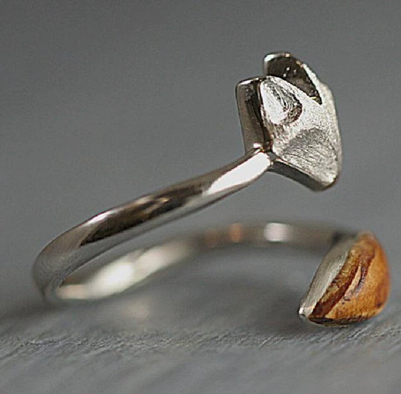 Wholesale Alloy Animal Fox Opening Ring Electroplated Jewelry For Women