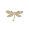 Wholesale Alloy Animal Pattern Electroplated Dragonfly Brooch For Women