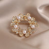 Wholesale Alloy Animal Pattern Electroplated Women's Butterfly Brooch Pearl Rhinestone Accessories