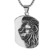 Wholesale Alloy Animal Retro Personalized Hiphop Lion Head Necklace With Electroplating For Men