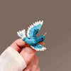 Wholesale Alloy Animal Shaped Electroplated Bird Brooch For Women Retro Creative Accessories