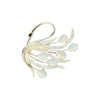 Wholesale Alloy Animal Style Electroplated Ladies Swan Brooch Suit Pin Accessories
