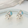 Wholesale Alloy Animal Zodiac Electroplated Women's Earrings In Ocean Summer Beach Style