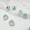 Wholesale Alloy Animal Zodiac Electroplated Women's Earrings In Ocean Summer Beach Style