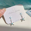 Wholesale Alloy Animal Zodiac Electroplated Women's Earrings In Ocean Summer Beach Style