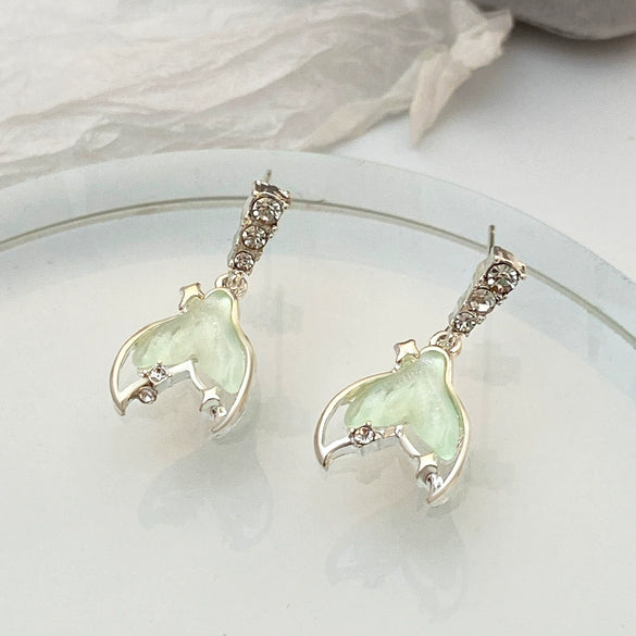Wholesale Alloy Animal Zodiac Electroplated Women's Earrings In Ocean Summer Beach Style