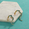 Wholesale Alloy Animal Zodiac Snake Electroplated Piercing Earrings For Women