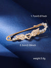 Wholesale Alloy Antilight Brooch Buckle Pin For Women With Zodiac Sign Animal Crown Flower Bow Leaf Geometric Patterns Electroplated