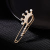 Wholesale Alloy Antilight Brooch Buckle Pin For Women With Zodiac Sign Animal Crown Flower Bow Leaf Geometric Patterns Electroplated