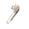 Wholesale Alloy Antilight Brooch Buckle Pin For Women With Zodiac Sign Animal Crown Flower Bow Leaf Geometric Patterns Electroplated
