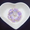 Wholesale Alloy Artificial Gemstones And Semiprecious Stones Inlaid Women's Pearl Flower Brooch