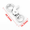 Wholesale Alloy Bag Luggage Key Chain Accessories With 8Character Crab Buckle Electroplating Treatment