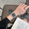 Wholesale Alloy Band Square Casual Watch With Stainless Steel Buckle